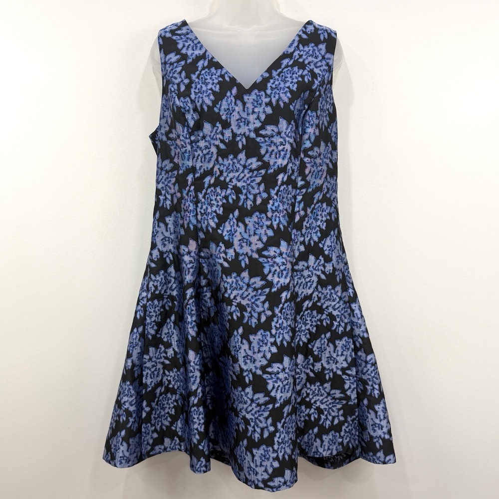 Donna Karan Jacquard Dress 14 NWT Event Church Feminine Elegant Cocktail